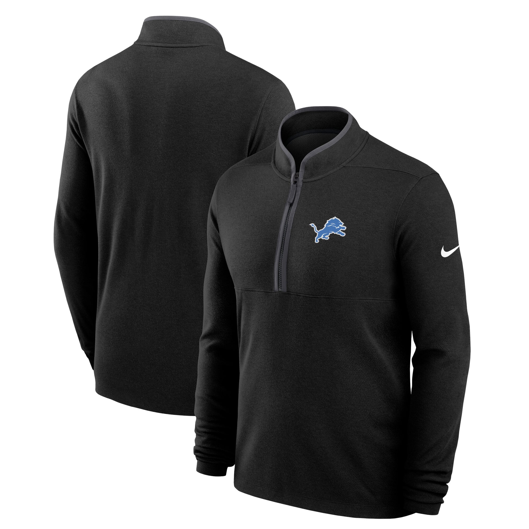 Men's Nike Detroit Lions Primetime Victory Dri-FIT Half-Zip Pullover